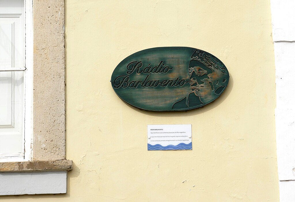 Estúdio original da Rádio Clube do Mindelo, primeira emissora de Cabo Verde